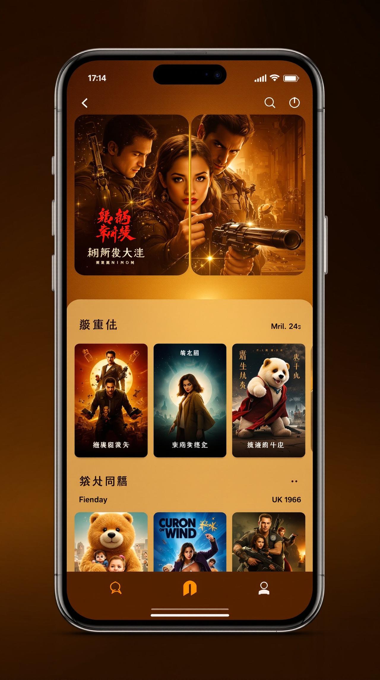 皮皮高清影视APP界面预览